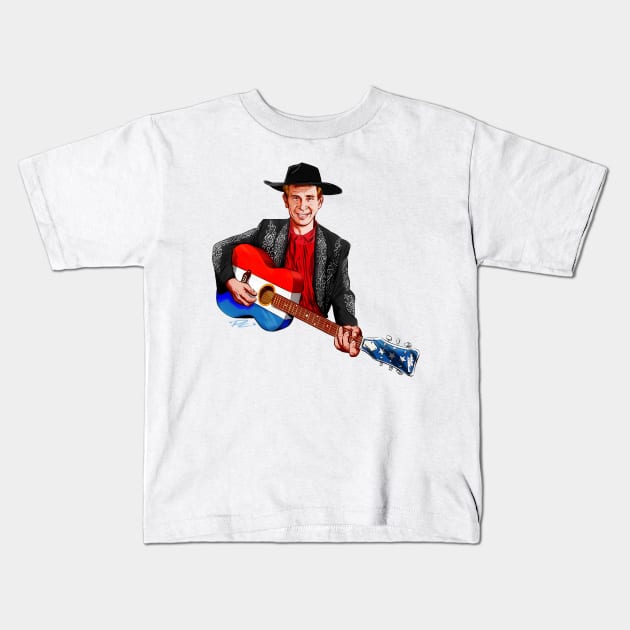 Buck Owens - An illustration by Paul Cemmick Kids T-Shirt by PLAYDIGITAL2020